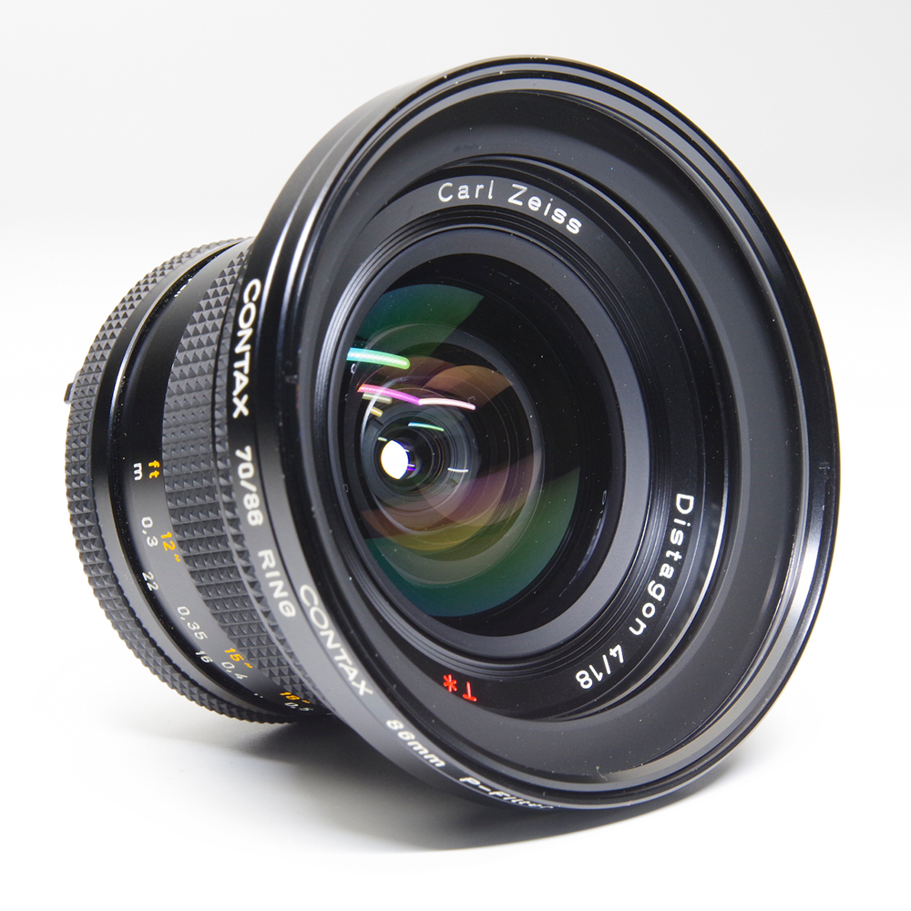美品　コンタックス　レンズ　Carl Zeiss Distagon 4/18 T* 18mm F4　835