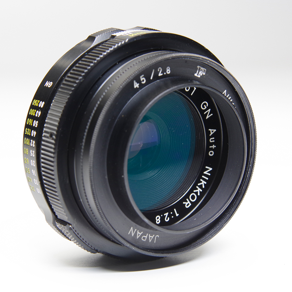 ニコン　GN Auto NIKKOR 1:2.8 f=45mm　842