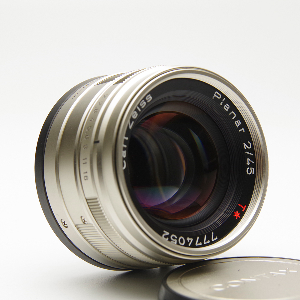 美品　コンタックス　レンズ　Planar 2/45 45mm F2　Gマウント　箱有 857