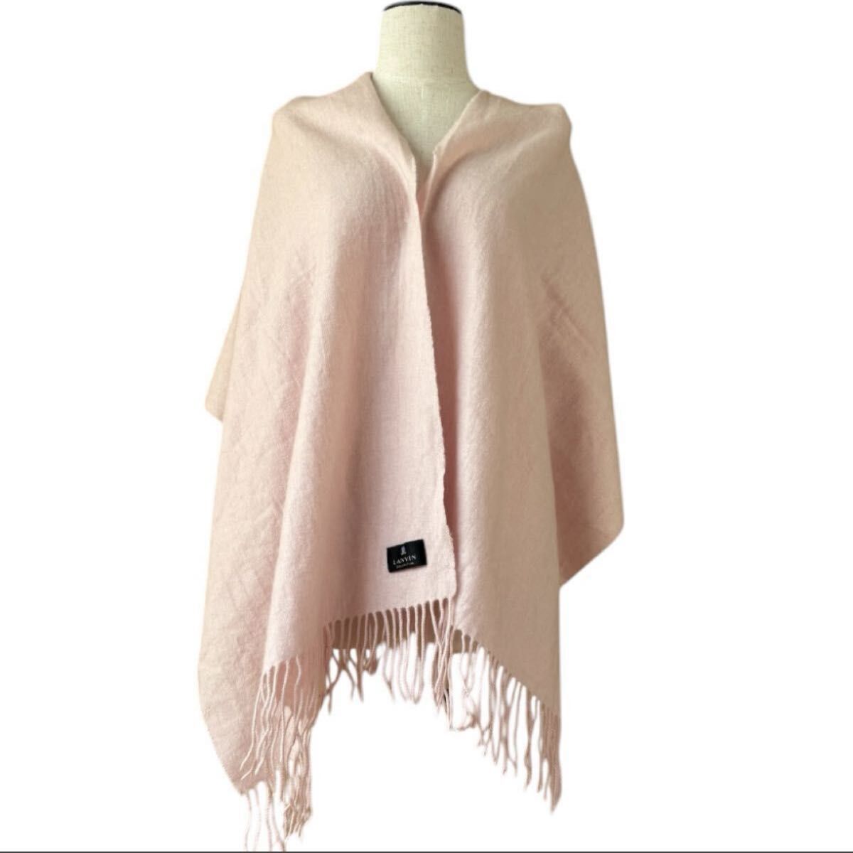 カシミヤ100 バンコレクション ストール ピンク系 ショール