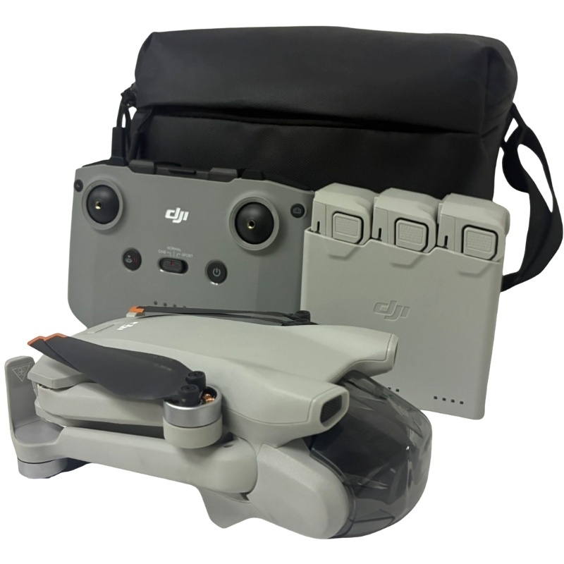 DJI Mini 3 ドローン MT3PD グレー フライトバッテリー 送信機付属 4K HDR撮影 動作確認済 【中古】 42602K22