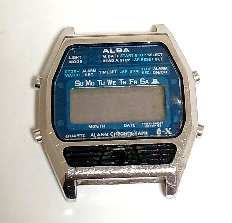 SEIKO セイコー ALBA アルバ AC-X デジタル DIGITAL アラーム クロノグラフ 腕時計 