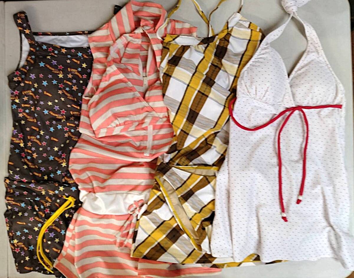 【R1319】レディース水着　ワンピース　Mサイズ　4点