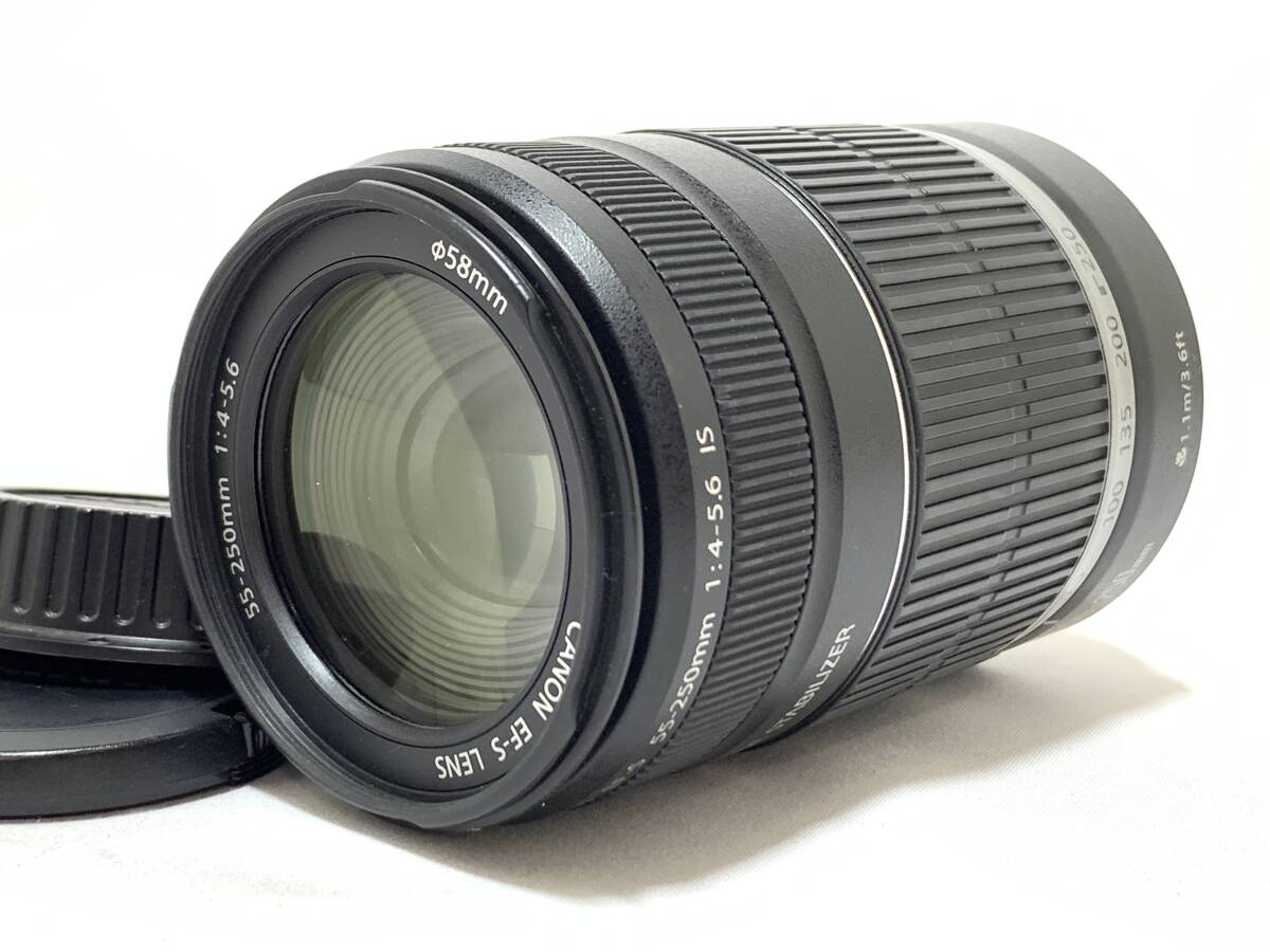 ★良品★CANON キャノン EF-S 55-250mm F4-5.6 IS @6072