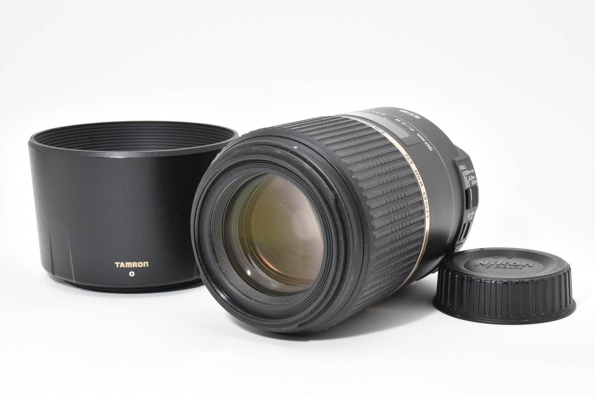 TAMRON 単焦点マクロレンズ SP 90mm F2.8 Di MACRO 1:1 VC USD ニコン用 #M12502