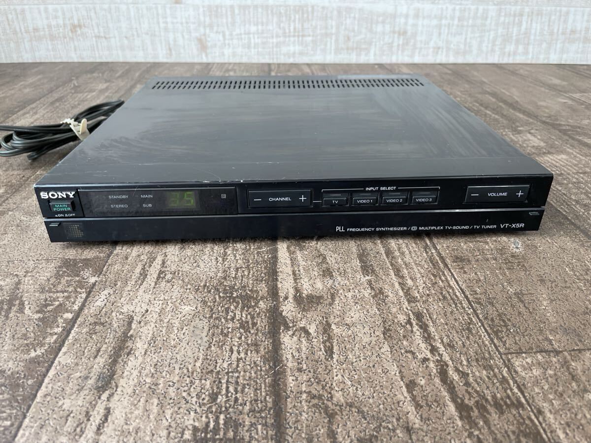 1円 SONY VT-X5R カラー テレビチューナー TV TUNER トリニトロン 通電OK
