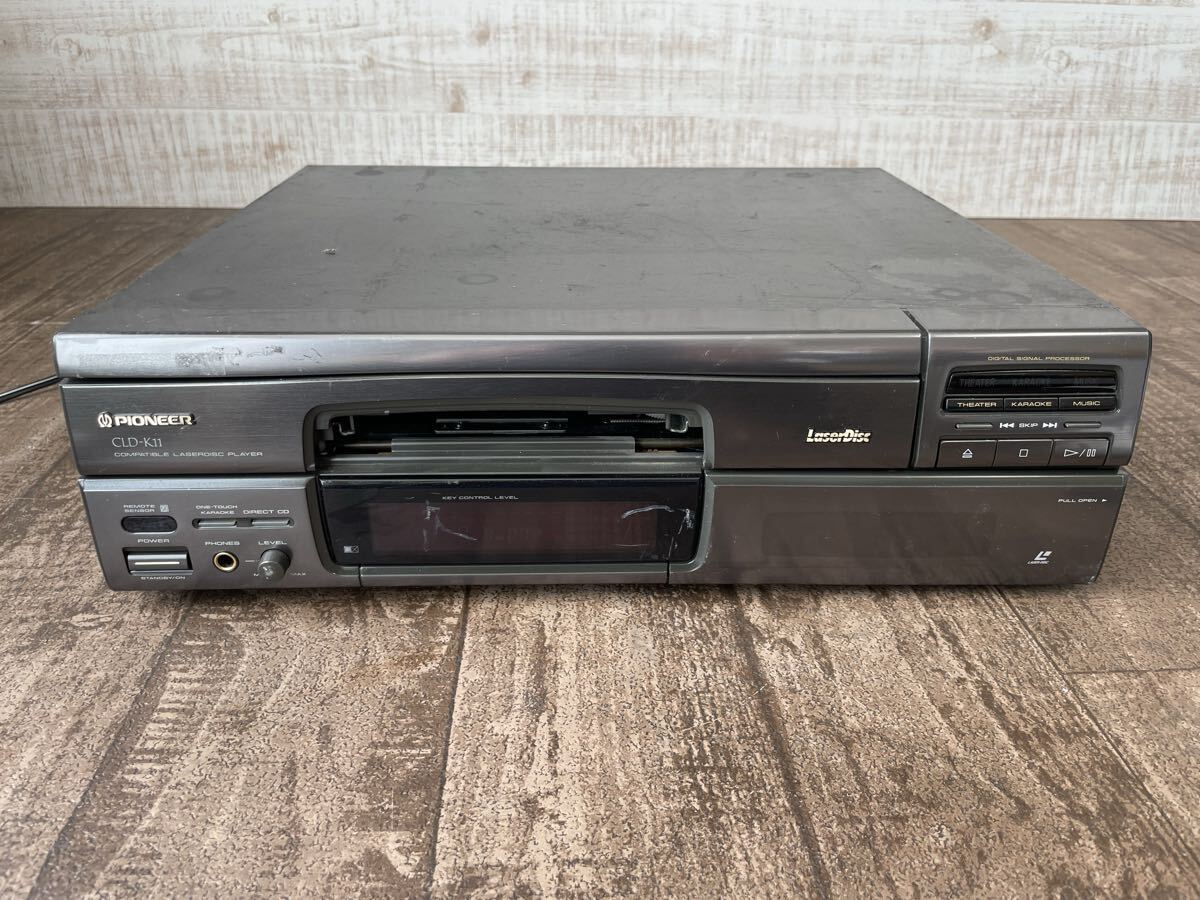 1円 カラオケ LDプレーヤー PIONEER CLD-K100 パイオニア LDプレーヤー LASERDISC PLAYER KARAOKE
