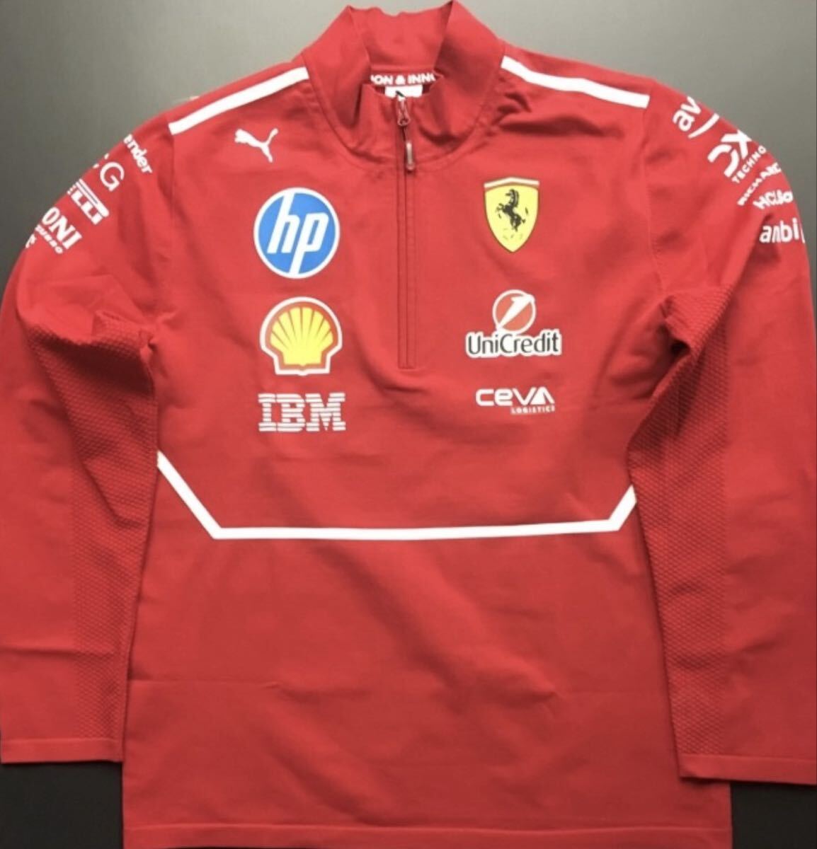 【F1チーム支給品】2025年フェラーリLH本人用ハーフジップジャケット