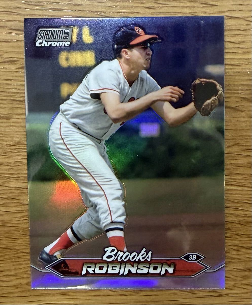 2024 Topps Stadium Club Chrome ブルックス・ロビンソン Brooks Robinson Refractor #61