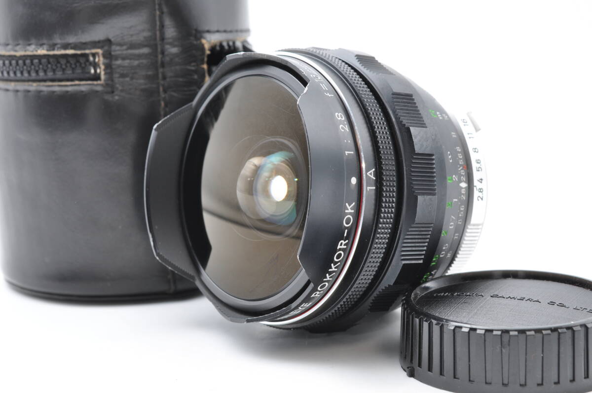 ★良品★ ミノルタ MINOLTA MC FISHEYE ROKKOR-OK 16mm F2.8 ケース