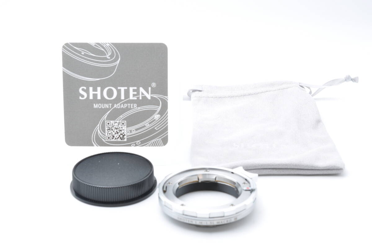 ★美品★ SHOTEN LM-LSL M II ライカMマウントレンズ → Lマウント マウントアダプター ケース ポーチ