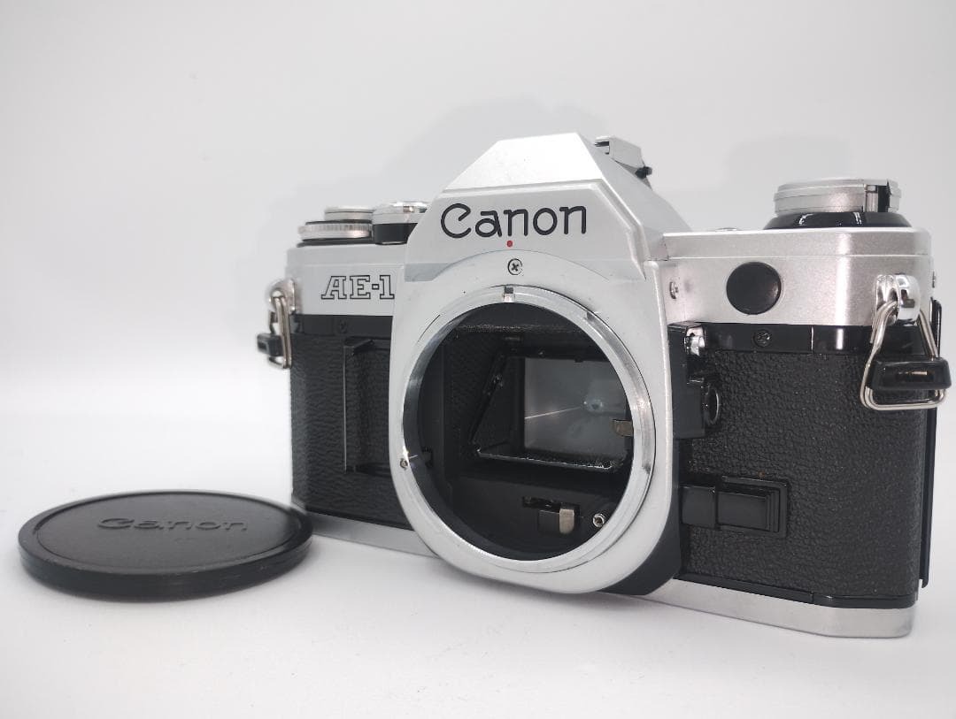 【完動品】Canon AE-1 シルバー ボディ シャッター鳴きなし 露出計OK 動作確認済