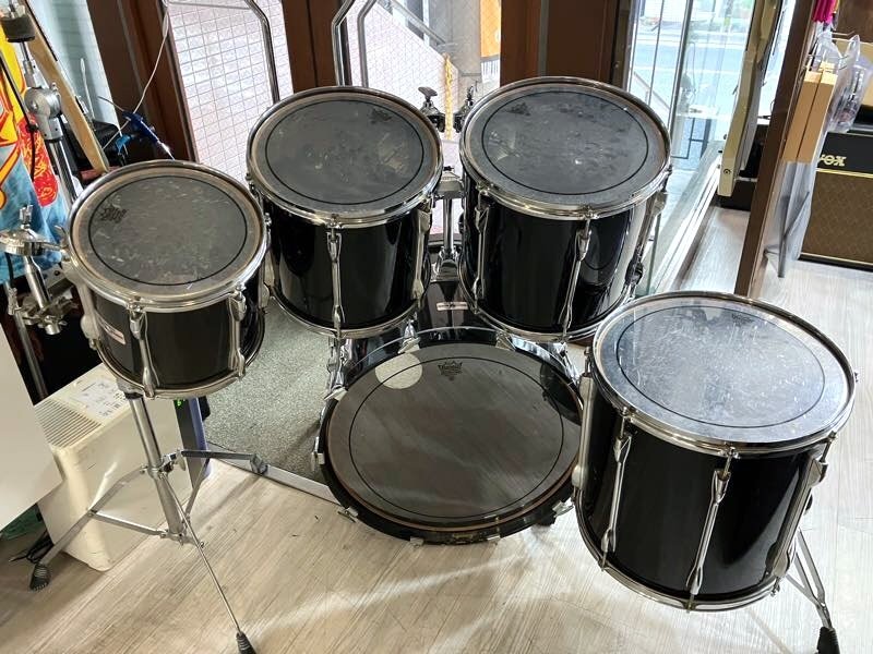 【店頭引き取り限定】◆YAMAHA Recording Custom 22,10,12,13,15◆ヤマハ 深胴 ドラム　レコーディング カスタム 5点セット ♪発送対応不可