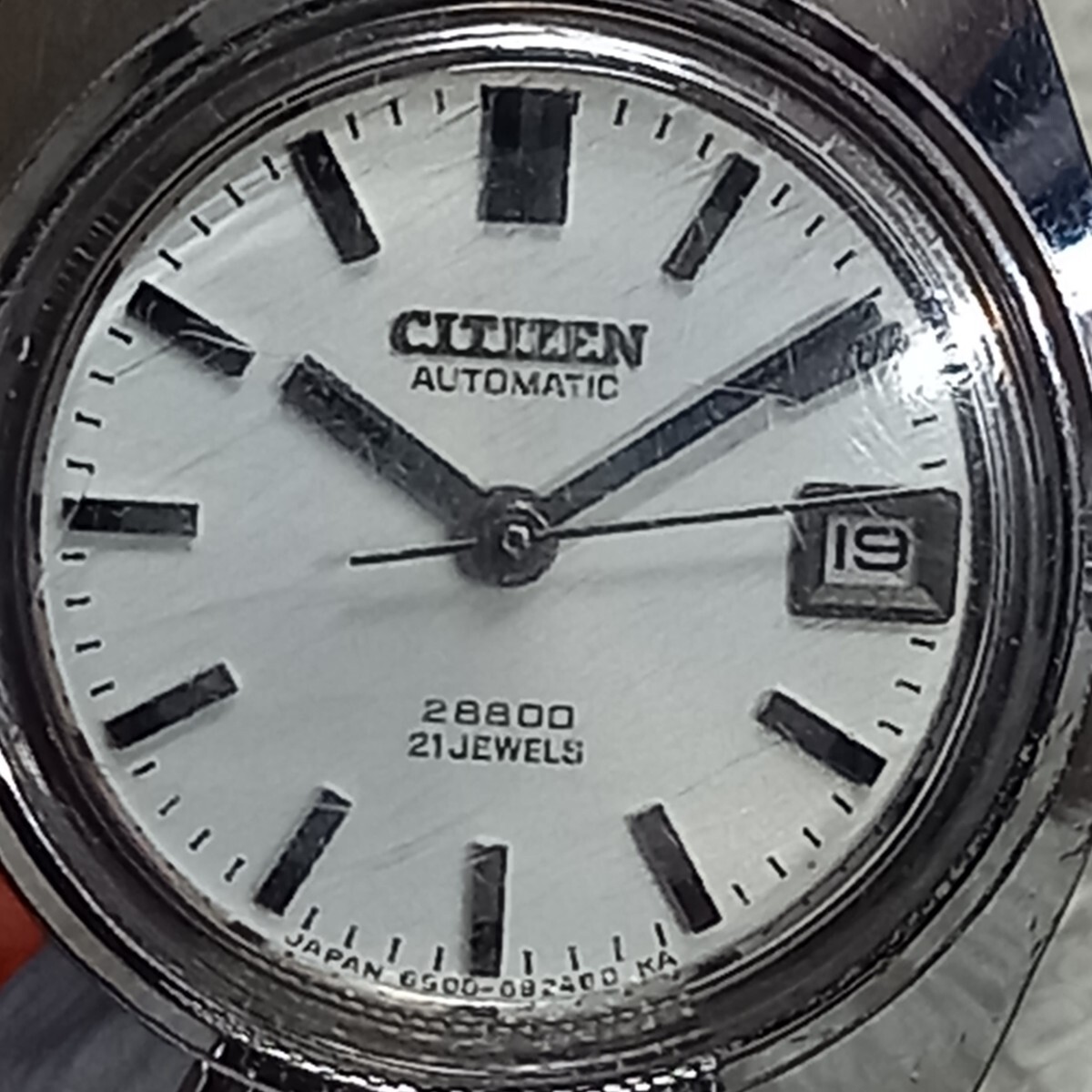 レトロ CITIZEN シチズン 28800 4-690770TA 6900 21石 自動巻き レディース 腕時計 デイト 動作品