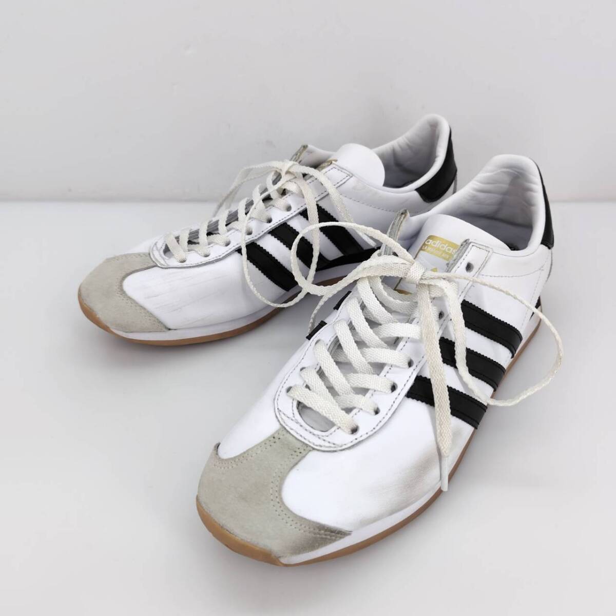 05w18565 アディダスオリジナルス adidas Originals カントリー OG ホワイト/ブラック 28.5cm メンズ FV1223 中古品 【館林店】