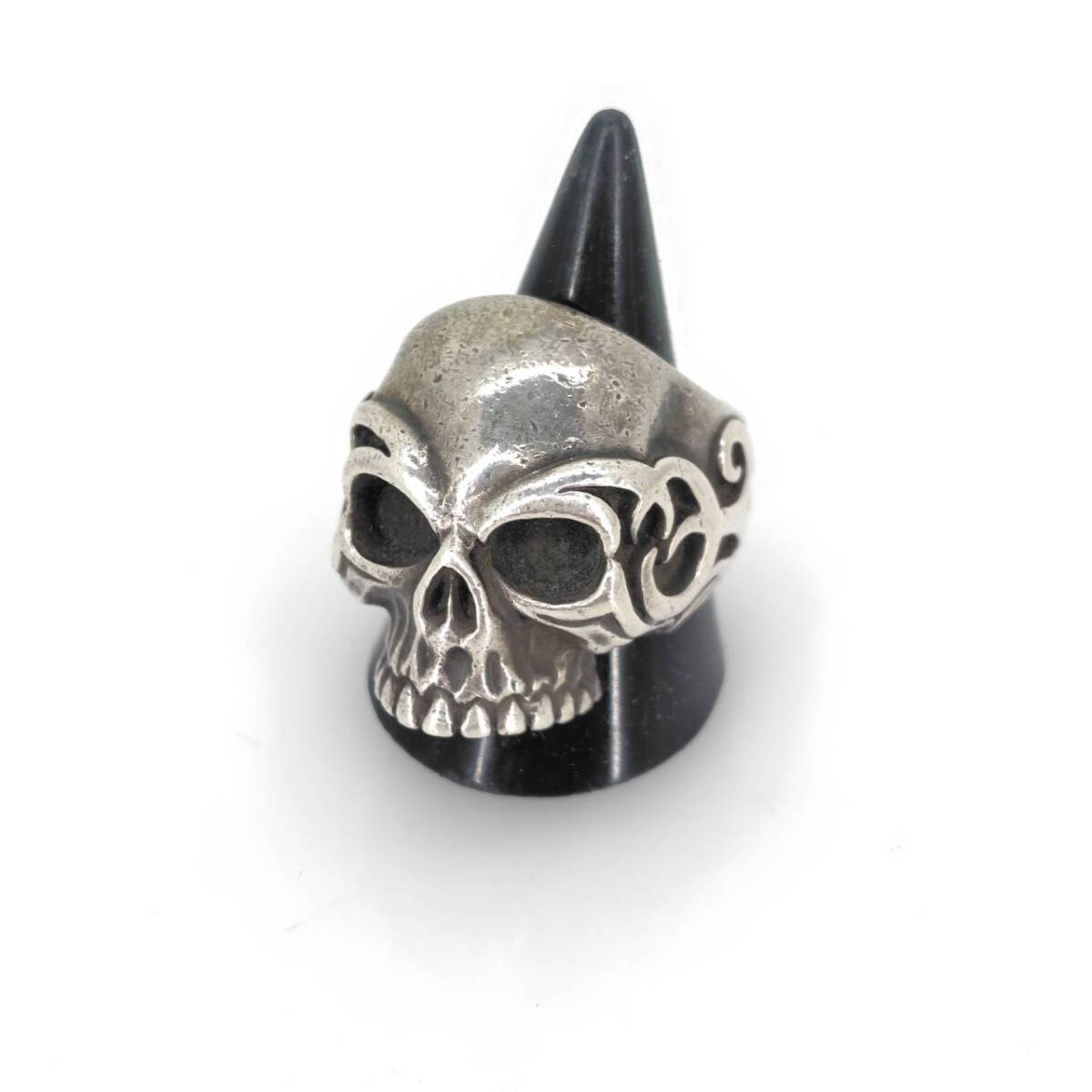 05w18588 ディールデザイン DEAL DESIGN スカルリング 20号 メンズ 重量約42g リング・指輪 シルバー 中古品 【館林店】