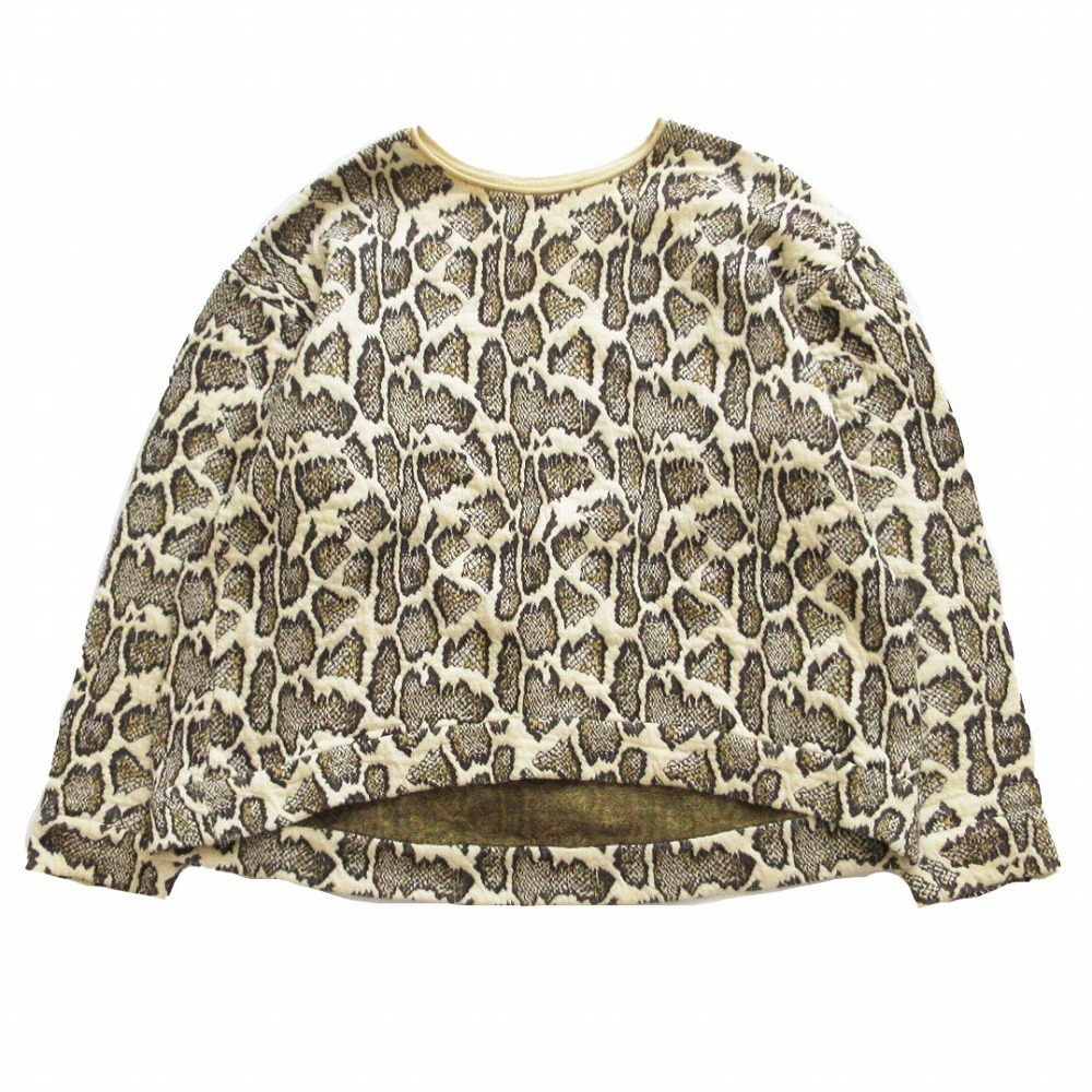 STELLA MACCARTNEY ステラマッカートニー ジャガード総柄 プルオーバートップス 長袖 340158 S1440 サイズ38 S レディース 【中古】