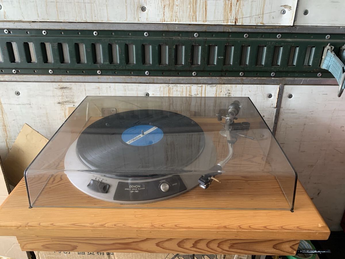 DENON DP-790 ターンテーブル レコードプレーヤー　デノン現状品新潟　ジャンク品　