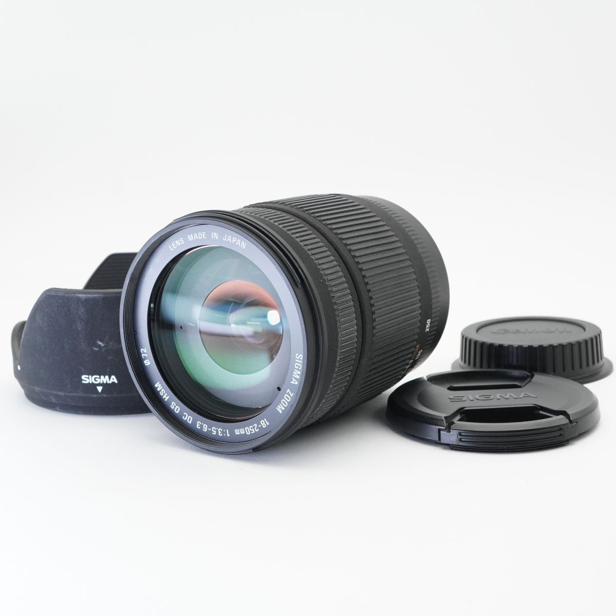 良品 動作確認済 SIGMA シグマ 18-250mm F3.5-6.3 DC OS HSM キヤノン EFマウント #B3063