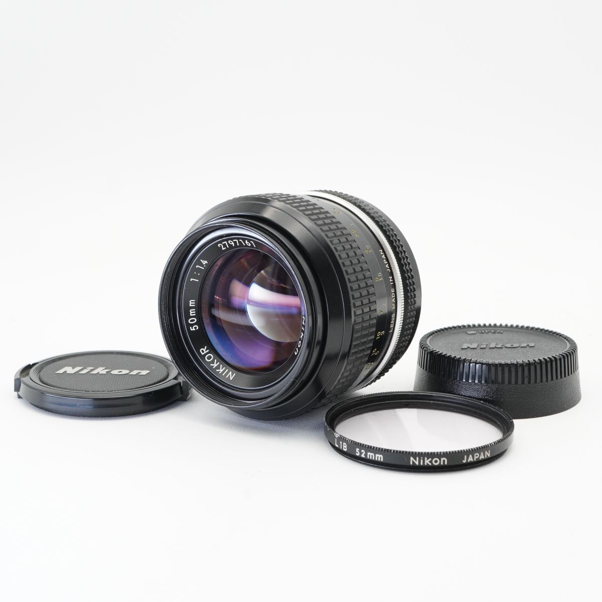 良品 動作確認済 Nikon ニコン New Nikkor 50mm F1.4 非AI 単焦点レンズ 一眼カメラ用 #B2757