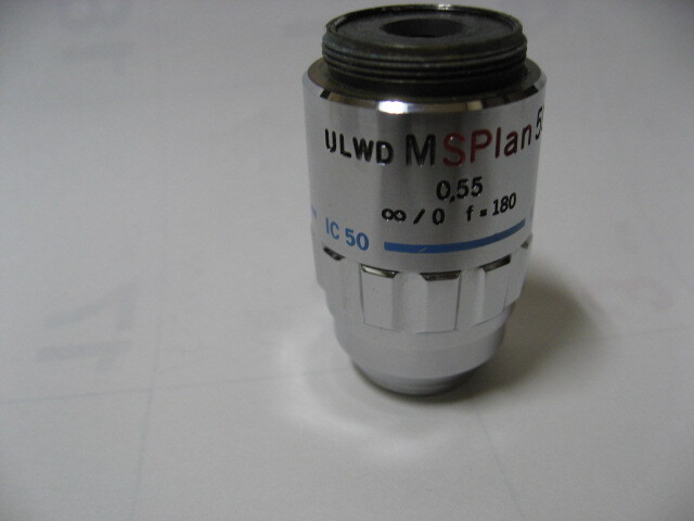 オリンパス　超作動距離対物レンズ　ULWD　M Splan50X　中古品