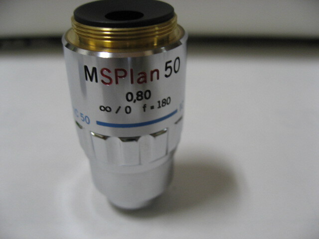 オリンパス　対物レンズM Splan50X　中古品
