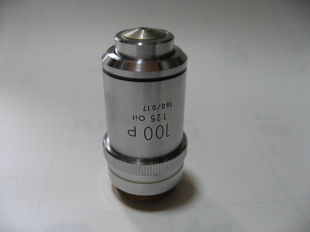 ニコン 対物レンズ 100X P　中古品