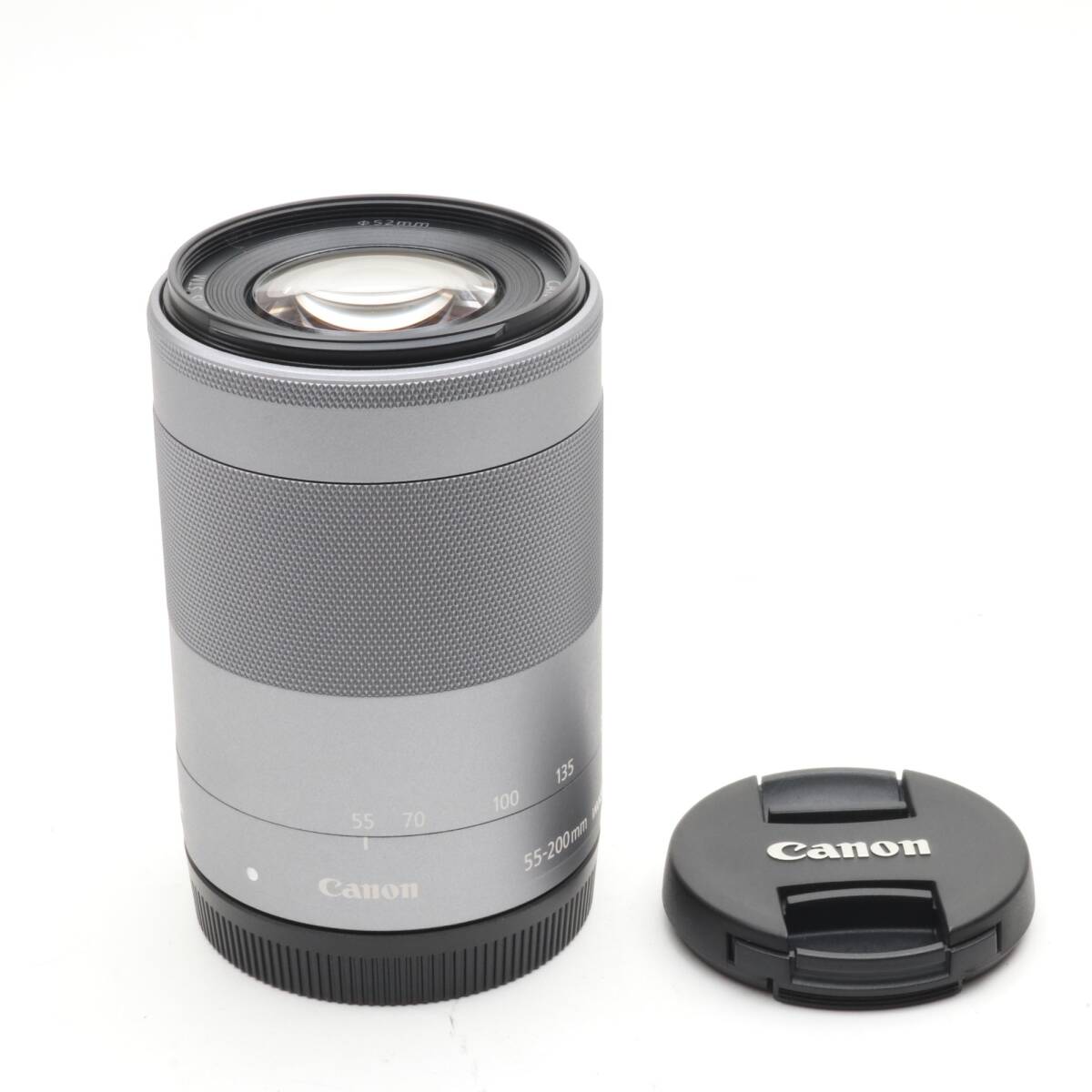 Canon 望遠ズームレンズ EF-M55-200mm F4.5-6.3 IS STM(シルバー) ミラーレス専用 EF-M55-200ISSTMSL
