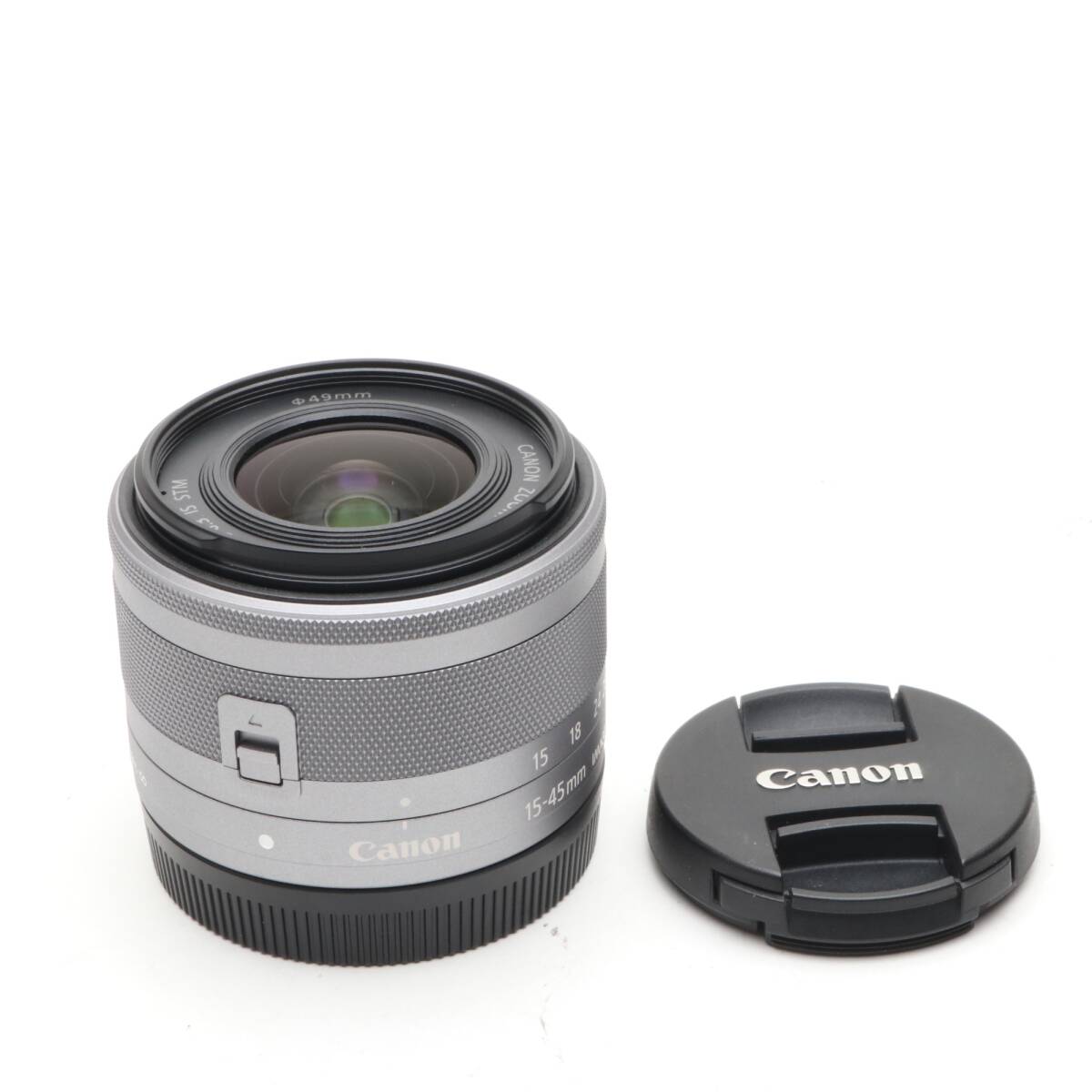 Canon 標準ズームレンズ EF-M15-45mm F3.5-6.3IS STM(シルバー) ミラーレス一眼対応 EF-M15-45ISSTMSL