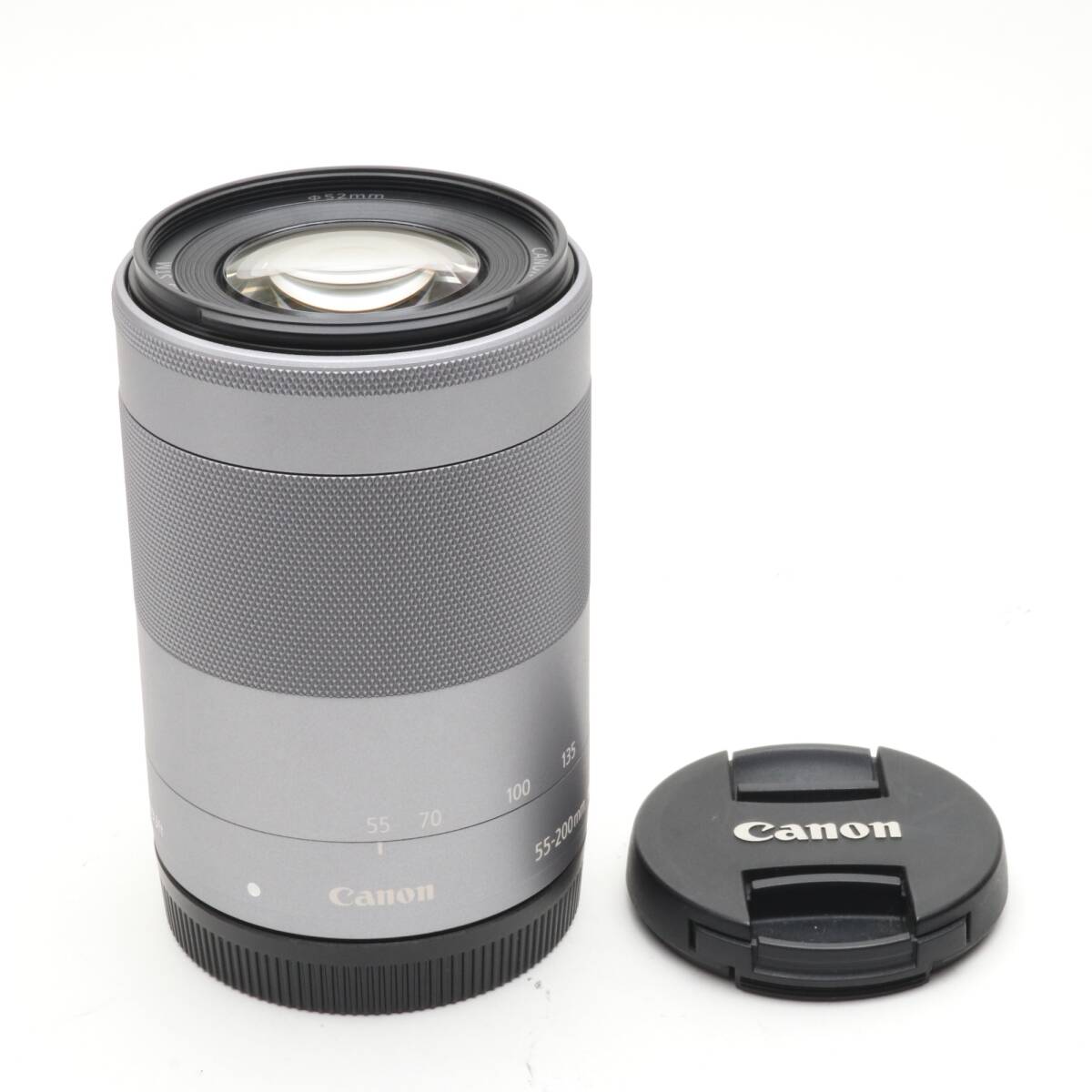 Canon 望遠ズームレンズ EF-M55-200mm F4.5-6.3 IS STM(シルバー) ミラーレス専用 EF-M55-200ISSTMSL