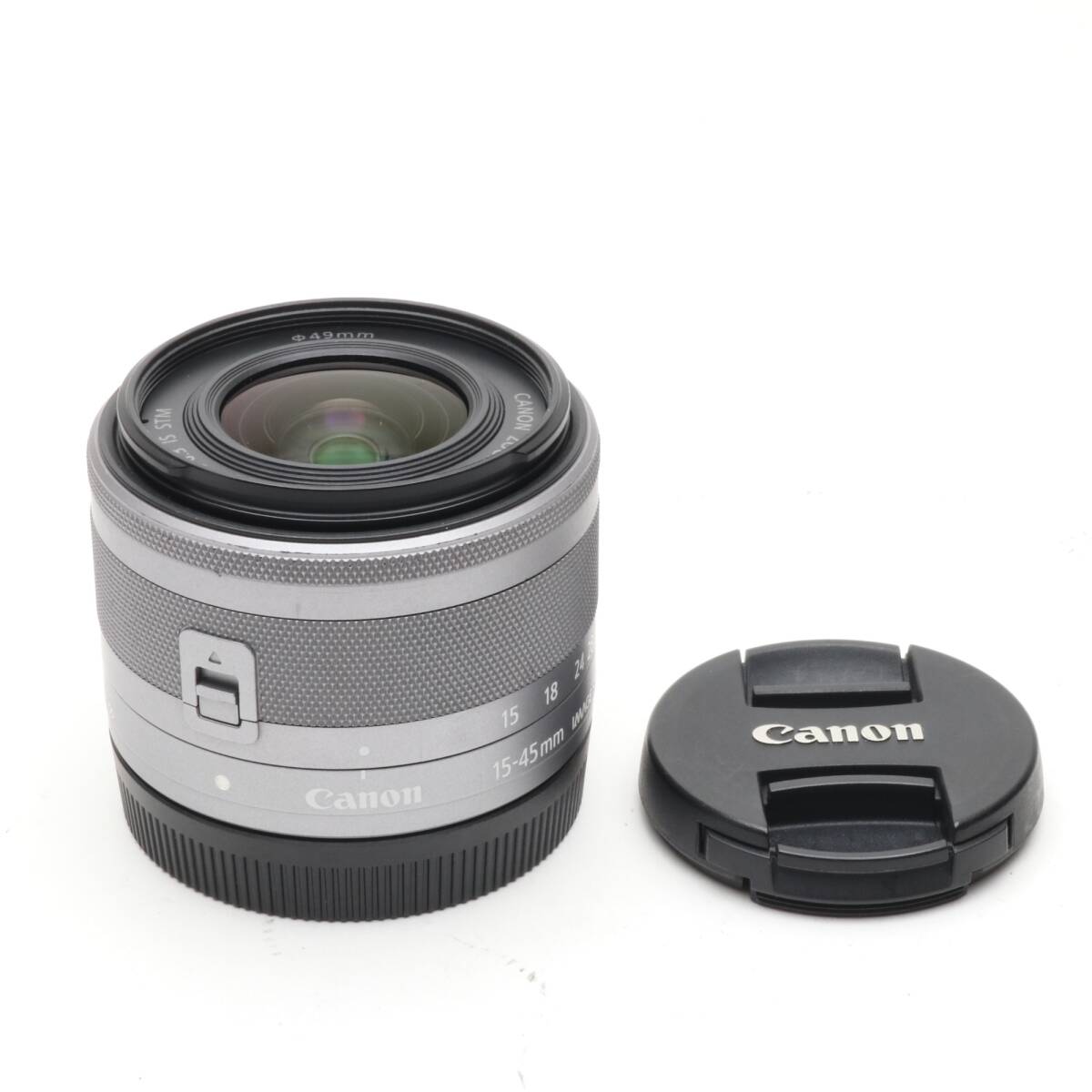 Canon 標準ズームレンズ EF-M15-45mm F3.5-6.3IS STM(シルバー) ミラーレス一眼対応 EF-M15-45ISSTMSL
