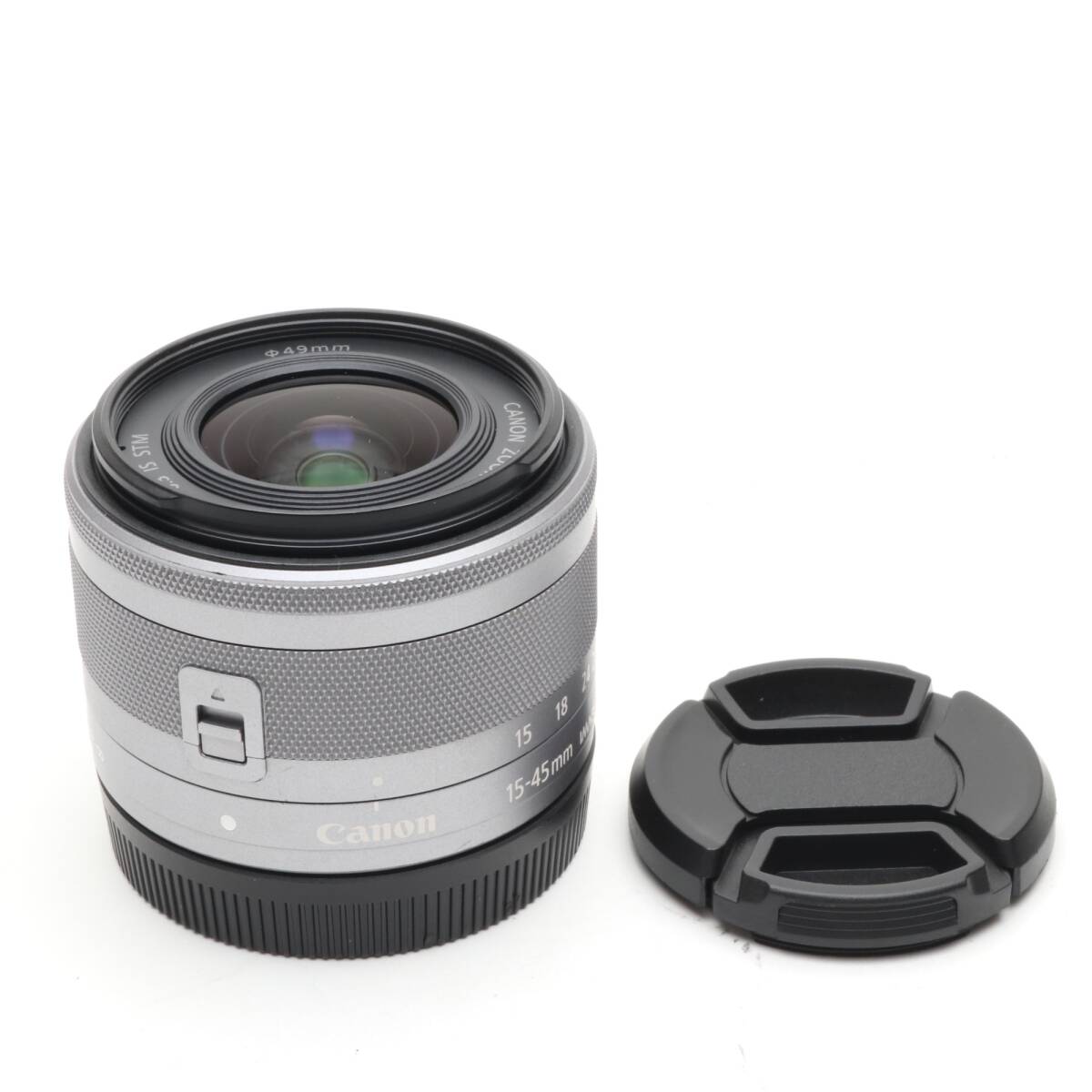 Canon 標準ズームレンズ EF-M15-45mm F3.5-6.3IS STM(シルバー) ミラーレス一眼対応 EF-M15-45ISSTMSL
