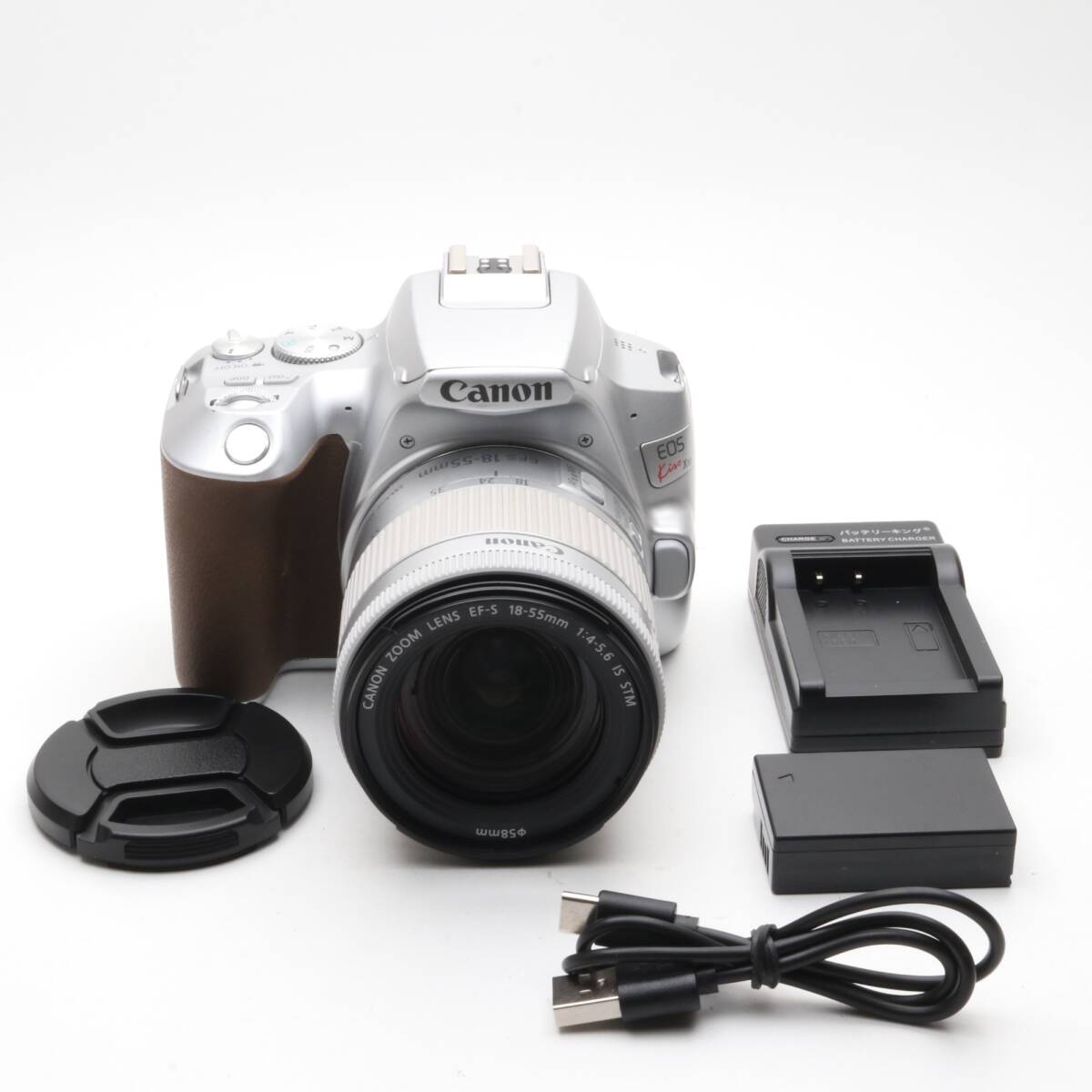 Canon デジタル一眼レフカメラ EOS Kiss X10 標準ズームキット シルバー KISSX10SL-1855ISSTMLK