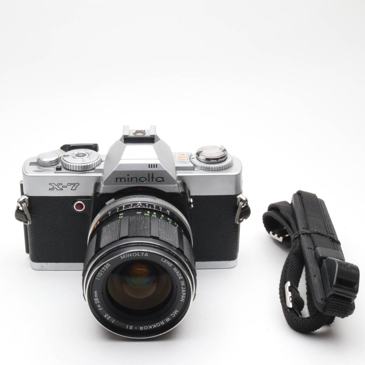 ミノルタ MINOLTA X-7 フィルムカメラ W. ROKKOR-SI 28mm 2.5