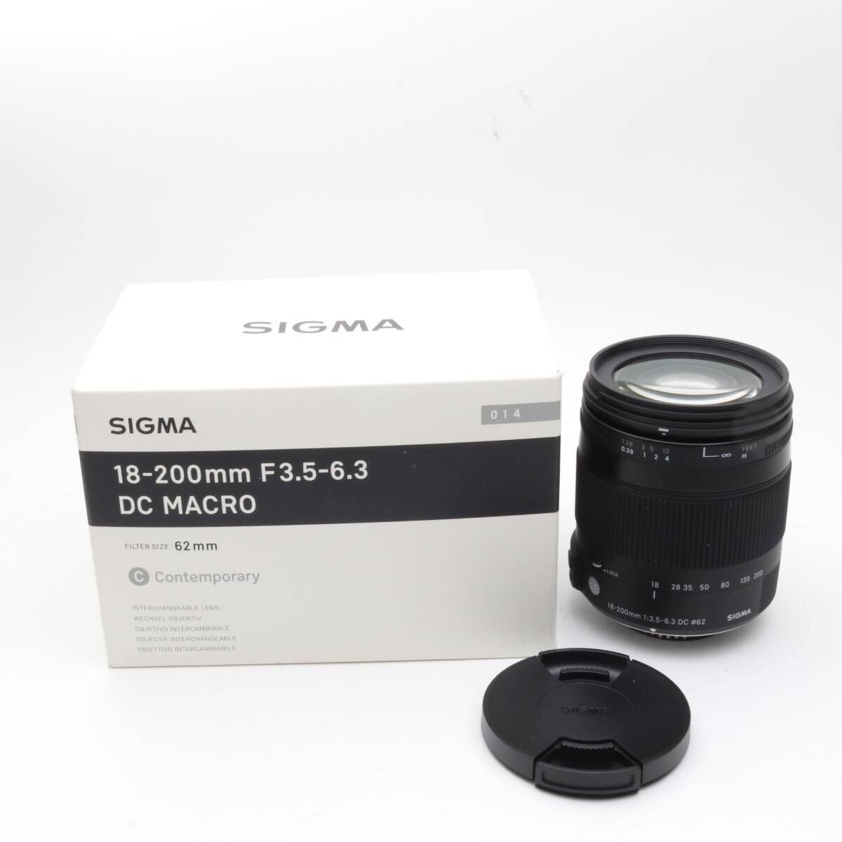 SIGMA 高倍率ズームレンズ Contemporary 18-200mm F3.5-6.3 DC MACRO OS HSM ニコン用 APS-Cサイズ 885557