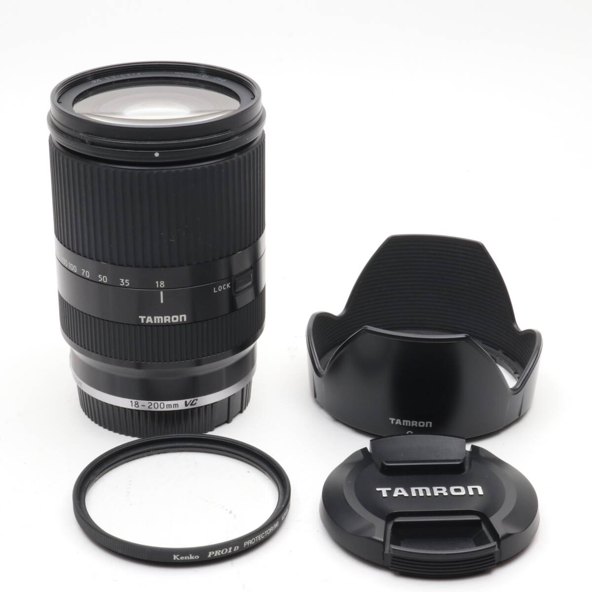 TAMRON 高倍率ズームレンズ 18-200mm F3.5-6.3 DiIII VC ソニーEマウント用 ミラーレスカメラ NEX専用 ブラック B011SE-ブラック