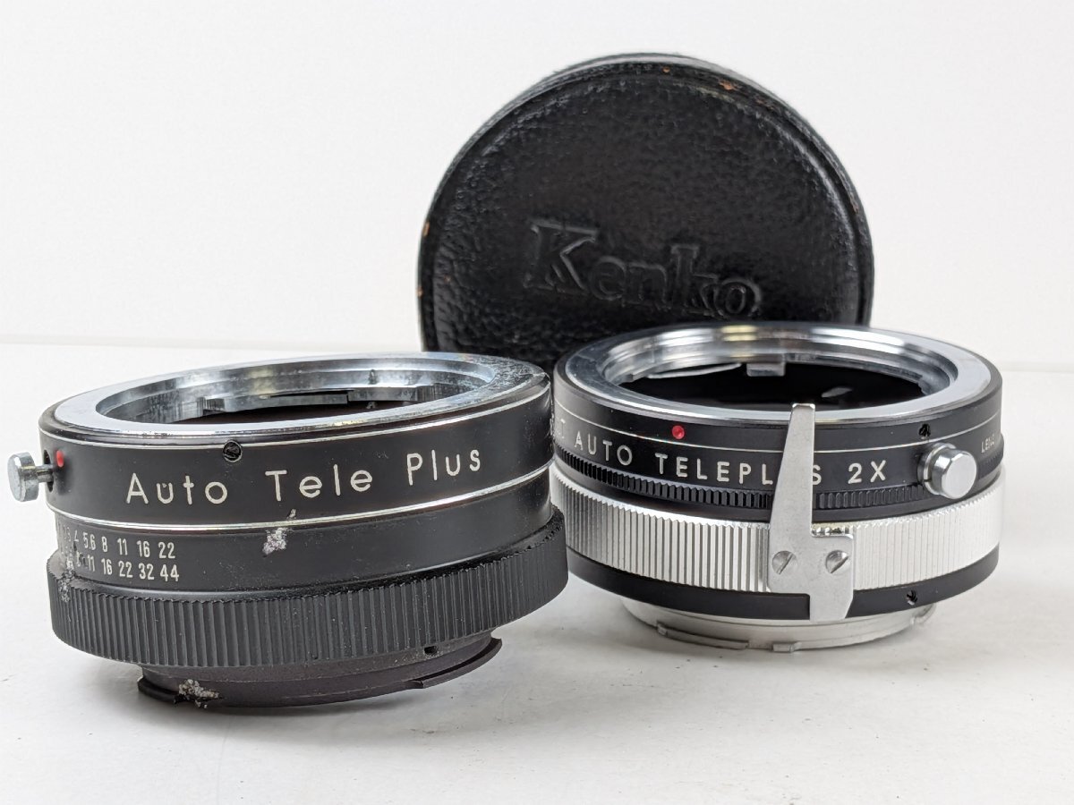 KENKO ケンコー MT AUTO TELEPLUS 2x + AUTO TELEPLUS 2個セット Minolta MDレンズ用 テレコンバーター 中古 現状品