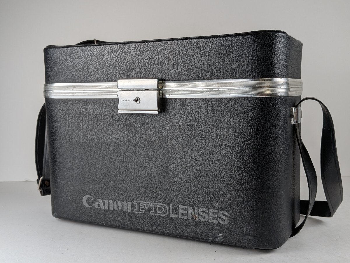 Canon キャノン ハードケース CANON FD LENSES 印字 レンズケース HINOMOTO 鍵なし
