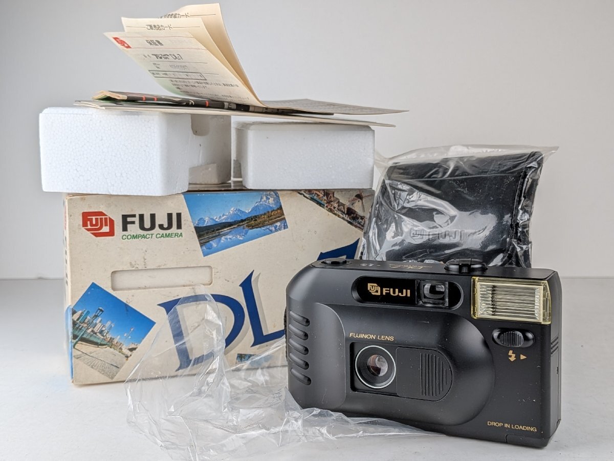 FUJI フジ DL-7 未使用に近い 動作確認済み 元箱 ケース 取説付 コンパクトフィルムカメラ