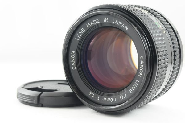 ★超美品★Canon キヤノン NEW FD 50mm F1.4 使用感の少ない綺麗な外観！クリアーな光学！0232