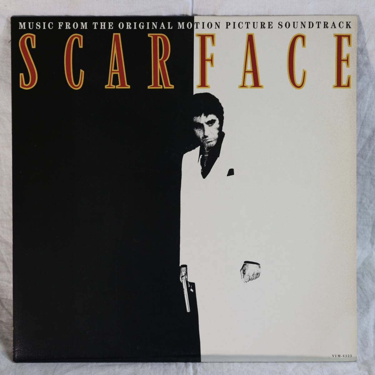0166【LPレコード】映画 SCARFACE スカーフェイス サウンドトラック/アルパチーノ主演/VIM-6323
