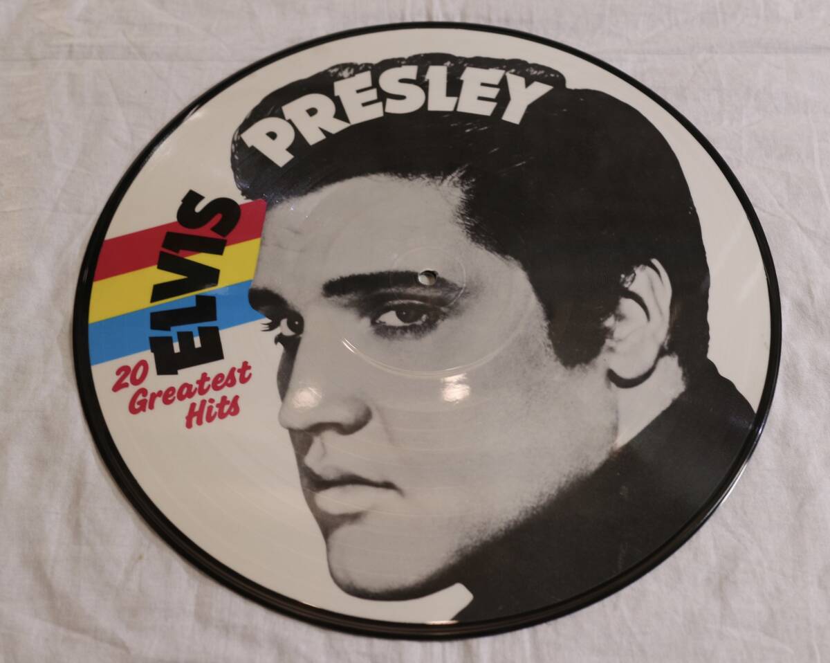 0187【LPレコード】ピクチャーレコード/ELVIS PRESLEY エルヴィス・プレスリー/20 Greatest Hits/PD 40002