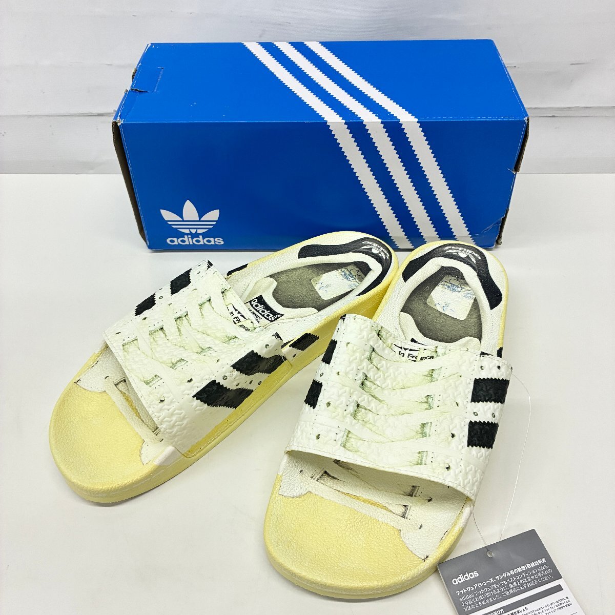☆678☆【未使用】 アディダス アディレッタ スーパーレット FW6093 サンダル 28.5㎝ adidas ADILETTE SUPERLETTE　　【SR】