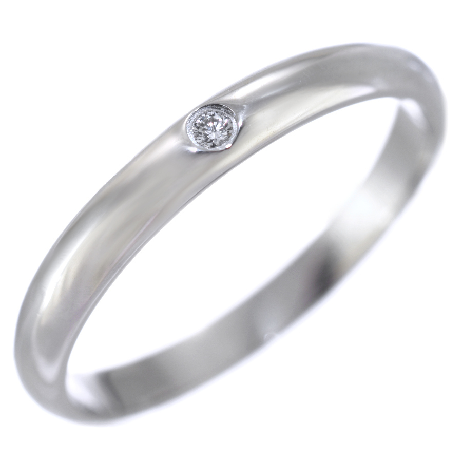 新品同様 カルティエ #51 11号 1895ウェディングリング 指輪 B40577 プラチナ950 ダイヤモンド Cartier