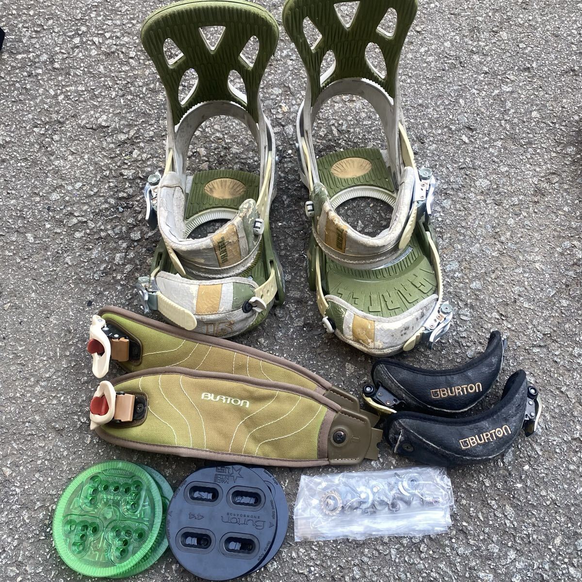 【BD033】バインディング★BURTON バートン CARTEL★サイズ：S★スノーボード用品 ビンディング メンズ レディース ブーツ