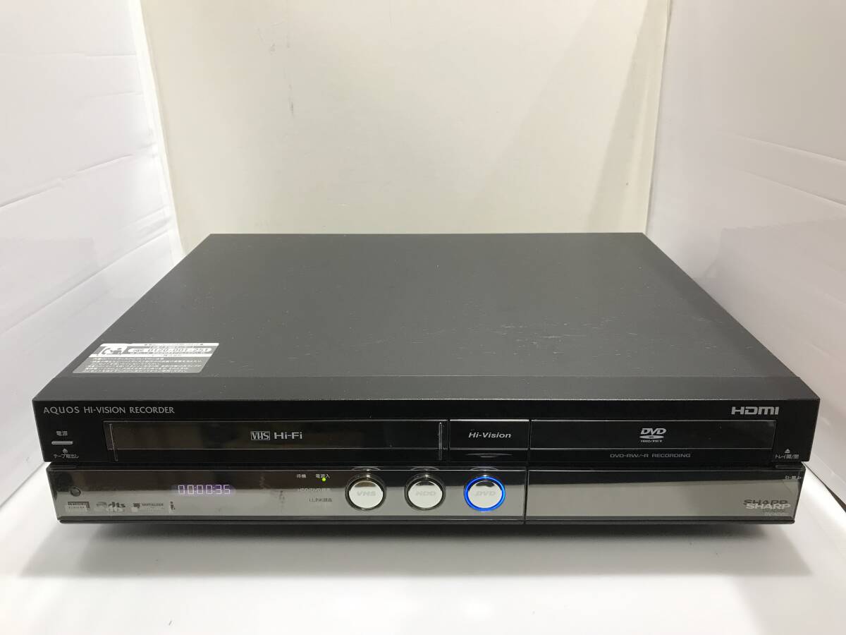 SHARP DV-ACV52 VHS/HDD/DVDレコーダー ジャンクR484