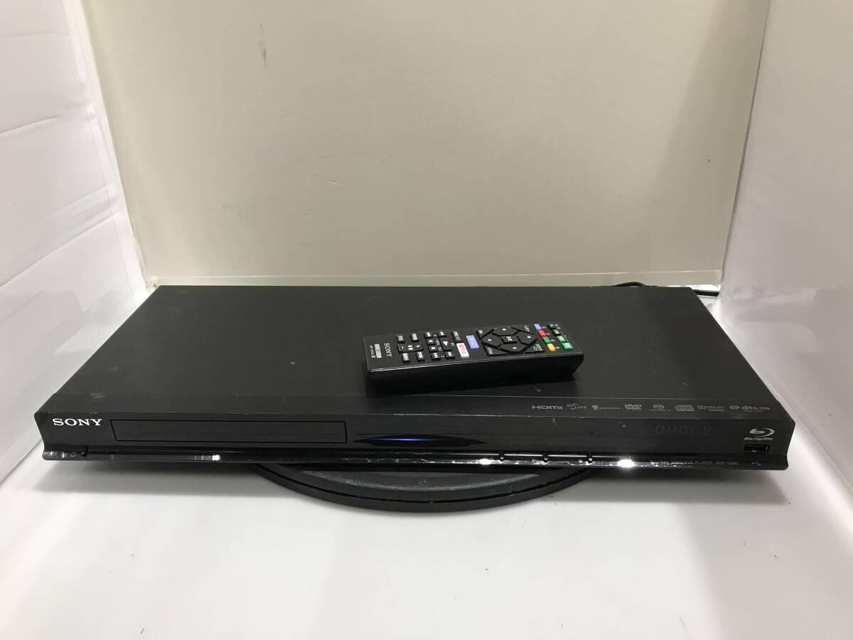 SONY BDプレーヤーBDP-S380 リモコン付き　中古品R501