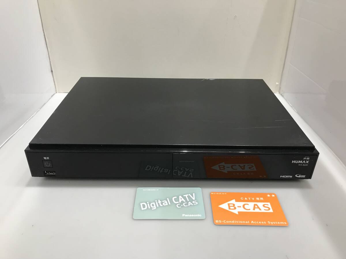 HUMAX CATVチューナー WA-8600 通電OK　ジャンクR508