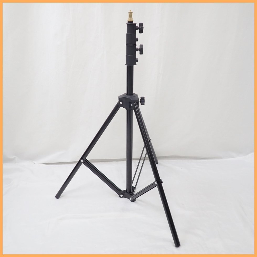 ★ほぼ未使用 Godox/ゴドックス 304 70cm-2m ライトスタンド/アルミニウム製/AD300Pro・AD400Pro対応/軽量/3段伸/照明/撮影&1551200316