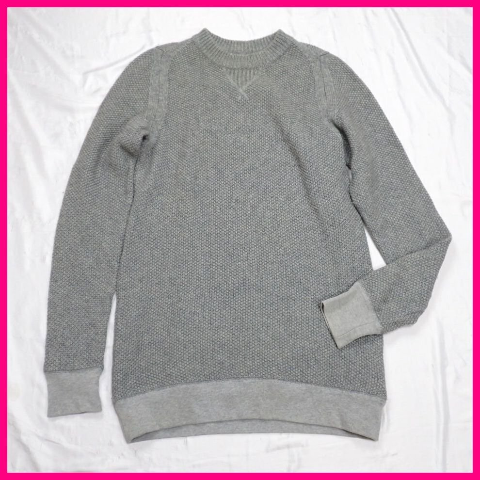 ★sacai/サカイ ウールカシミヤ ニットセーター 4/メンズM相当/グレー/クルーネック&2209200006